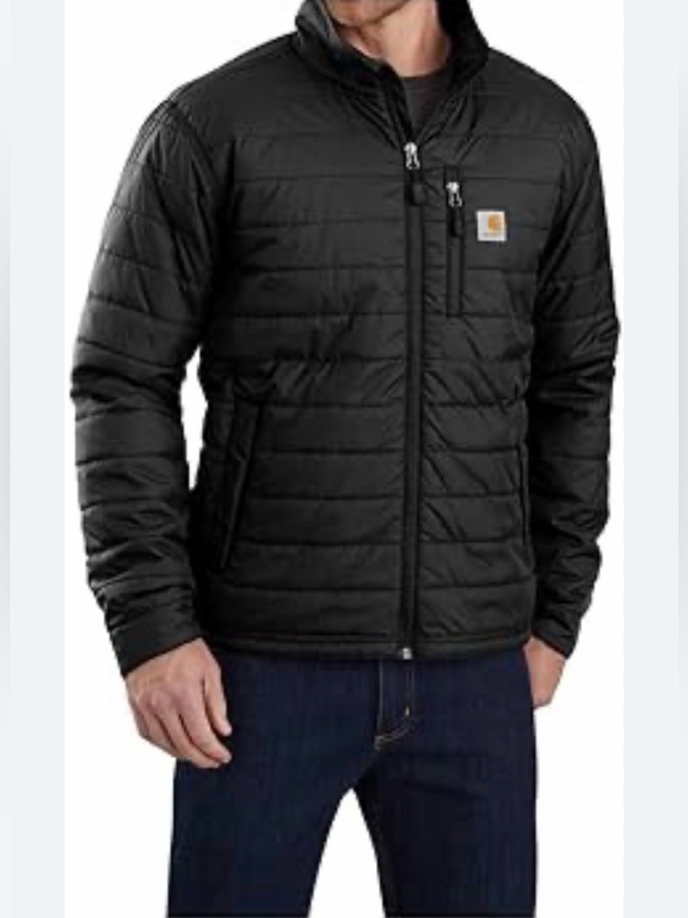 Carhartt Gilliam Rain Defender Men’s Black Quilted Puffer Jacket